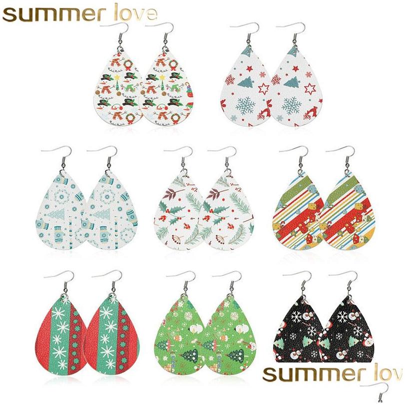 Charm Christmas Gift Leather Earrings For Woman Gril Snowflake Tree Drop Dangle Waterdrop Ethnic Style Earring Birthday Delivery Jewe Dhfju
Charm Christmas Gift Leather Earrings For Woman Gril Snowflake Tree Drop Dangle Waterdrop Ethnic Style Earring Birthday Delivery Jewe Dhfju