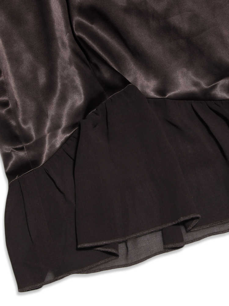 New Ruffles Sleeve Backless Bodycon Mini Dress Club Party Thick Satin Clothing Luxury Elegant Dresses For Women