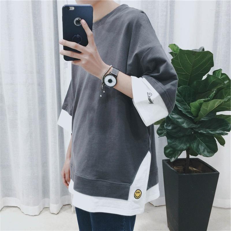 Men's T Shirts Shirt Men T-shirt Loose Leisure Five-point Sleeve Male Tshirt O-Neck Casual Fashion, Blue
Men's T Shirts Shirt Men T-shirt Loose Leisure Five-point Sleeve Male Tshirt O-Neck Casual Fashion, Blue