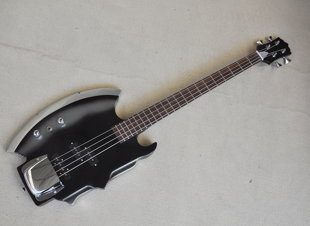 Left Hand 4 Strings Black Axe Electric Bass Guitar with Bridge Cover Rosewood Fretboard Customizable
Left Hand 4 Strings Black Axe Electric Bass Guitar with Bridge Cover Rosewood Fretboard Customizable