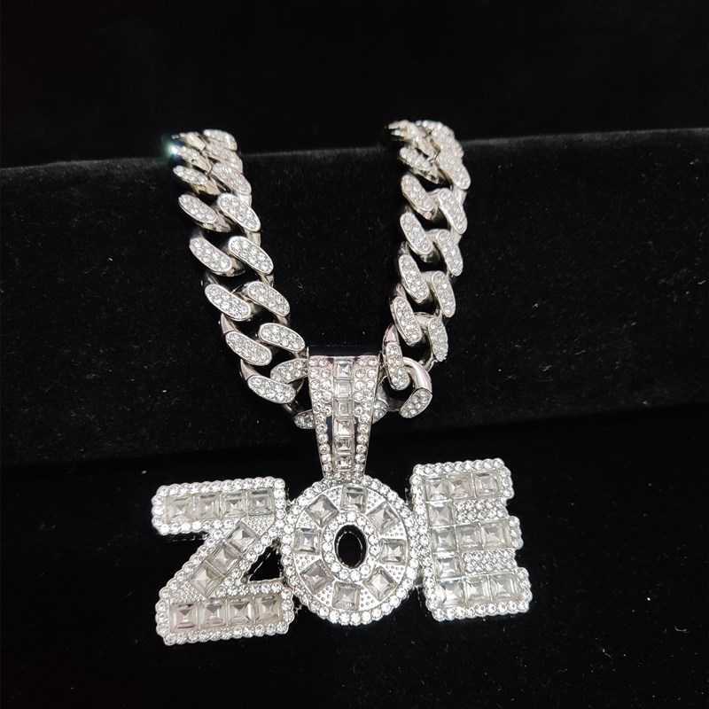 Men Women Hip hop Letter Pendant Necklace With 13mm Cuban Chain Hiphop Iced Out Bling Necklaces fashion Charm jewelry
Men Women Hip hop Letter Pendant Necklace With 13mm Cuban Chain Hiphop Iced Out Bling Necklaces fashion Charm jewelry