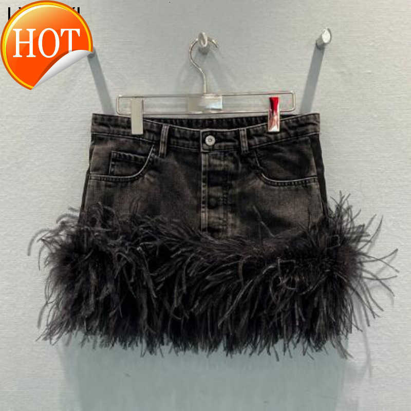 Skirts Lxunyi High Waist Denim Skirt Women Fashion Vintage Sexy Feather Patchwork Mini Short Jean Ladies Runway, Customize
Skirts Lxunyi High Waist Denim Skirt Women Fashion Vintage Sexy Feather Patchwork Mini Short Jean Ladies Runway, Customize
