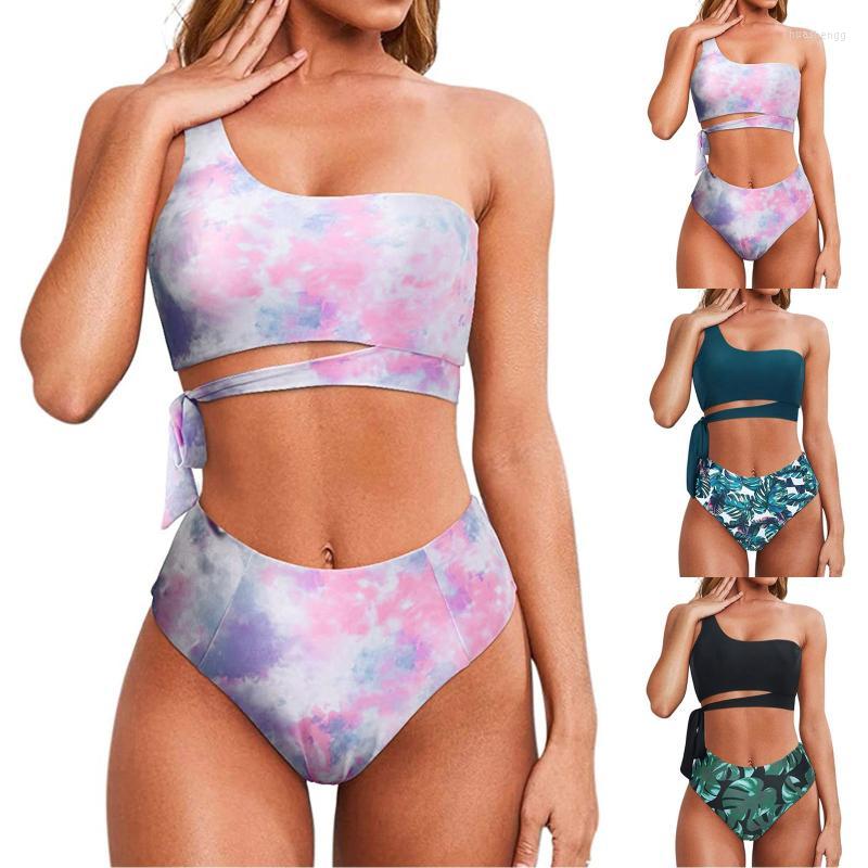 Women' Swimwear Bikini Swimsuit Women Push Up Set Sexy Tie-dye One Shoulder Beachwear Summer Bathing Suit High Waist 2023
Women' Swimwear Bikini Swimsuit Women Push Up Set Sexy Tie-dye One Shoulder Beachwear Summer Bathing Suit High Waist 2023