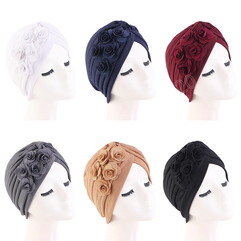 Ruffle Turban Head Wrap with Flower Wedding Party Gifts Cap Ladies Head Wear Beanie Hat Femme Hair Bandana Accessories
Ruffle Turban Head Wrap with Flower Wedding Party Gifts Cap Ladies Head Wear Beanie Hat Femme Hair Bandana Accessories
