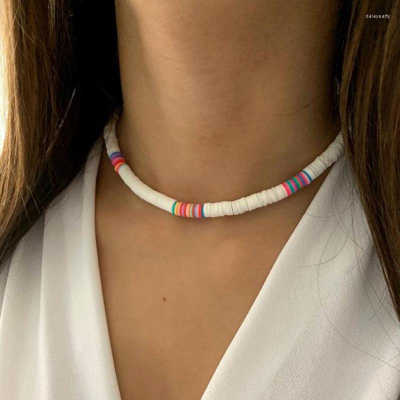 Chains Bohemian Ceramic Clay Necklace Female Ethnic Style Simple Handmade String Soft Pottery Hawaiian Holiday Jewelry
Chains Bohemian Ceramic Clay Necklace Female Ethnic Style Simple Handmade String Soft Pottery Hawaiian Holiday Jewelry