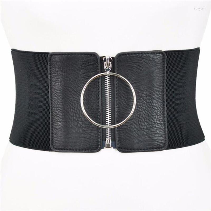 Belts Women Ultra Wide Belt For Dresses Ladies Elastic Female Big Metal Circle Ring Black Cummerbund Waist Strap
Belts Women Ultra Wide Belt For Dresses Ladies Elastic Female Big Metal Circle Ring Black Cummerbund Waist Strap