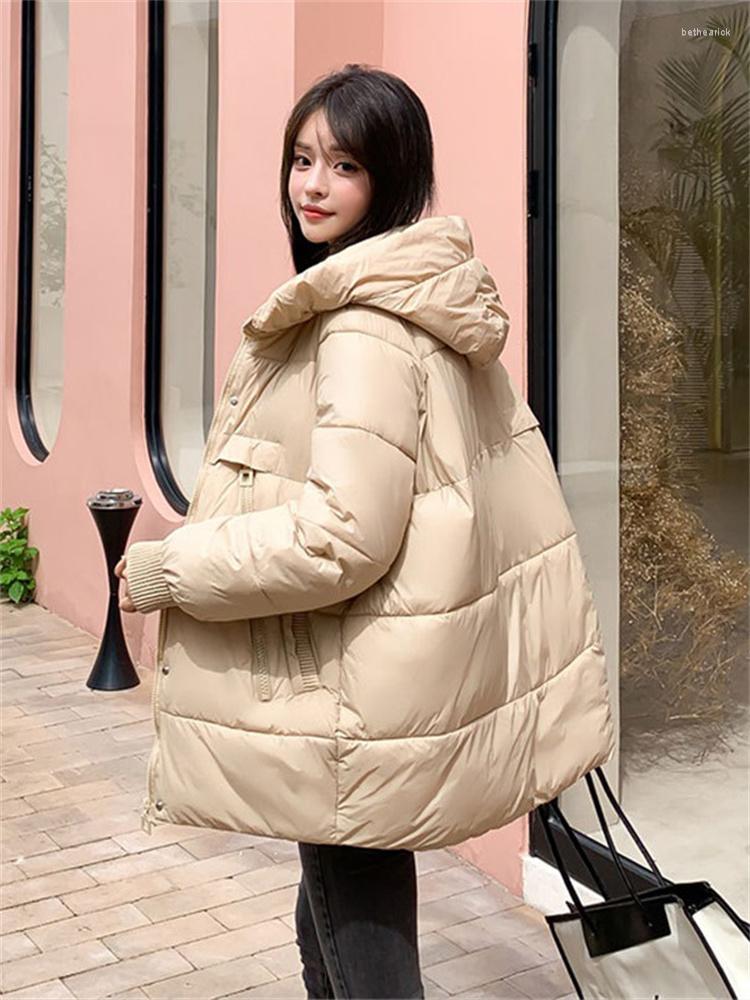 Women's Trench Coats Waterproof High Quality Down Cotton Coat Women Champagne Golden Hooded 2023 Spring Fashion Korean Loose Winter Feminina, Black
Women's Trench Coats Waterproof High Quality Down Cotton Coat Women Champagne Golden Hooded 2023 Spring Fashion Korean Loose Winter Feminina, Black