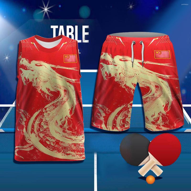 Men's Tracksuits DraGon Totem Professional Men's Sports Set Table Tennis Suit Fitness Training Vest Running Yoga Shorts, A9tzr1gd2301179
Men's Tracksuits DraGon Totem Professional Men's Sports Set Table Tennis Suit Fitness Training Vest Running Yoga Shorts, A9tzr1gd2301179