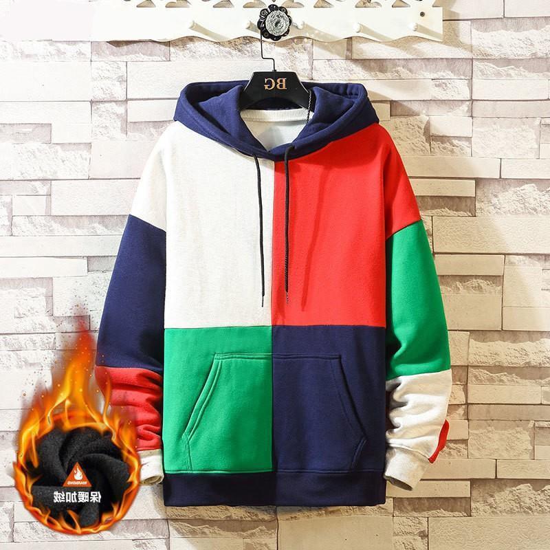 Men's Hoodies & Sweatshirts Winter Plus Fat Size Zipper Hoodie Loose Casual Cardigan Color Matching Jacket Velvet Pullover Clothin, Picture color
Men's Hoodies & Sweatshirts Winter Plus Fat Size Zipper Hoodie Loose Casual Cardigan Color Matching Jacket Velvet Pullover Clothin, Picture color