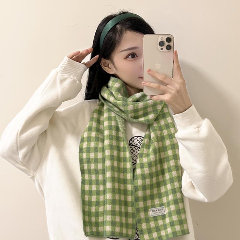 Scarves Checkerboard Knitted Winter Cashmere Warmer Two Color Scarf Fashion Ladies Travel For Women
Scarves Checkerboard Knitted Winter Cashmere Warmer Two Color Scarf Fashion Ladies Travel For Women