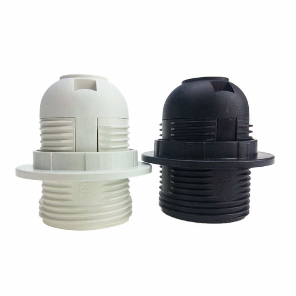 250V 4A E27 Lamp Holder Light Bulb Base Plastic Full Screw Pendant Socket Lampshade Ring for E27 LED Bulb White Black
250V 4A E27 Lamp Holder Light Bulb Base Plastic Full Screw Pendant Socket Lampshade Ring for E27 LED Bulb White Black