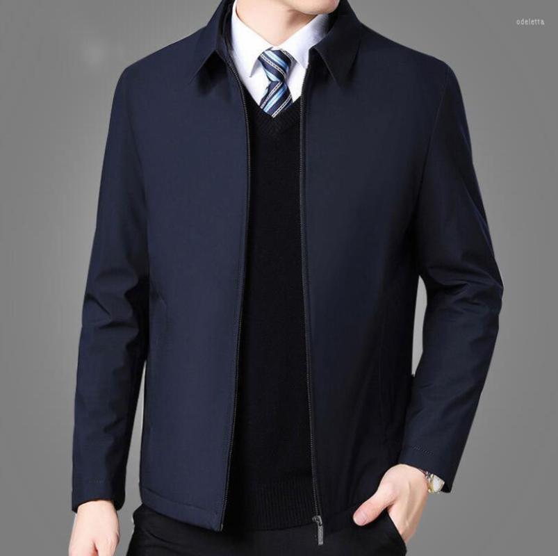 Men's Jackets Brand Business Men's Jacket Casual Coats Turn Down Collar Zipper Simple Middle-Aged Elderly Men Dad Clothes Office, Black
Men's Jackets Brand Business Men's Jacket Casual Coats Turn Down Collar Zipper Simple Middle-Aged Elderly Men Dad Clothes Office, Black
