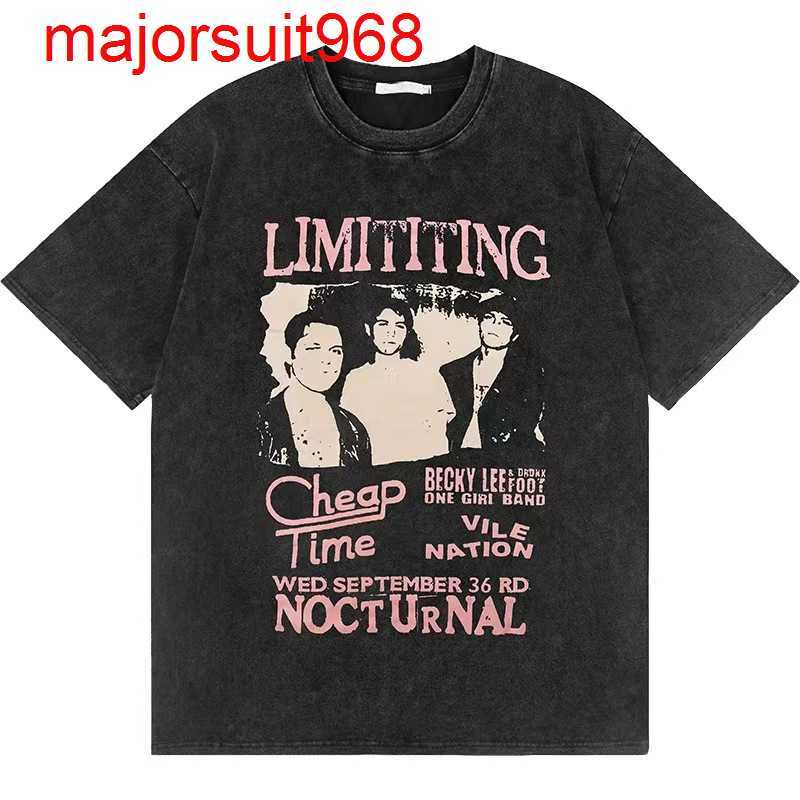 Cotton men's used wash American short sleeved t-shirt women China-Chic 2022 summer loose ins fashion, G61
Cotton men's used wash American short sleeved t-shirt women China-Chic 2022 summer loose ins fashion, G61