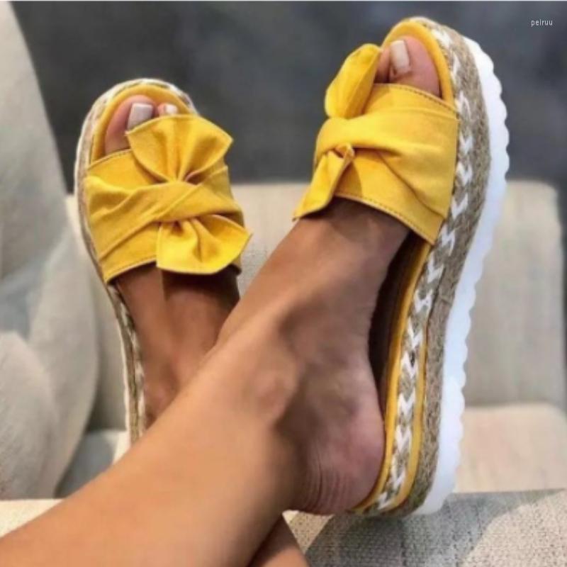 Slippers Women's Twist Knot Platform Espadrilles Summer Light Open Toe Non Slip Ladies Beach Slides Shoes Casual Outdoor Sandals, Yellow
Slippers Women's Twist Knot Platform Espadrilles Summer Light Open Toe Non Slip Ladies Beach Slides Shoes Casual Outdoor Sandals, Yellow