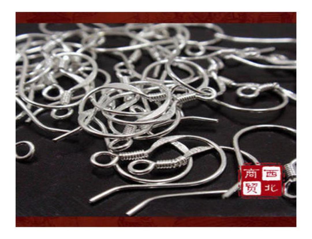 1000pcslot Sterling 925 Silver Earring Findings Fishwire Hooks Jewelry DIY 15mm fish Hook Fit Earrings4018595