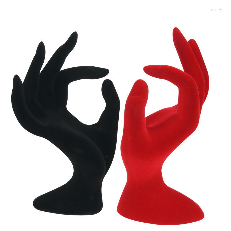 Jewelry Pouches Lady OK Shaped Hand Display Stand Black Velvet Model Ring Bracelet Bangle Necklace Hanging Organizer 11 17cm
Jewelry Pouches Lady OK Shaped Hand Display Stand Black Velvet Model Ring Bracelet Bangle Necklace Hanging Organizer 11 17cm
