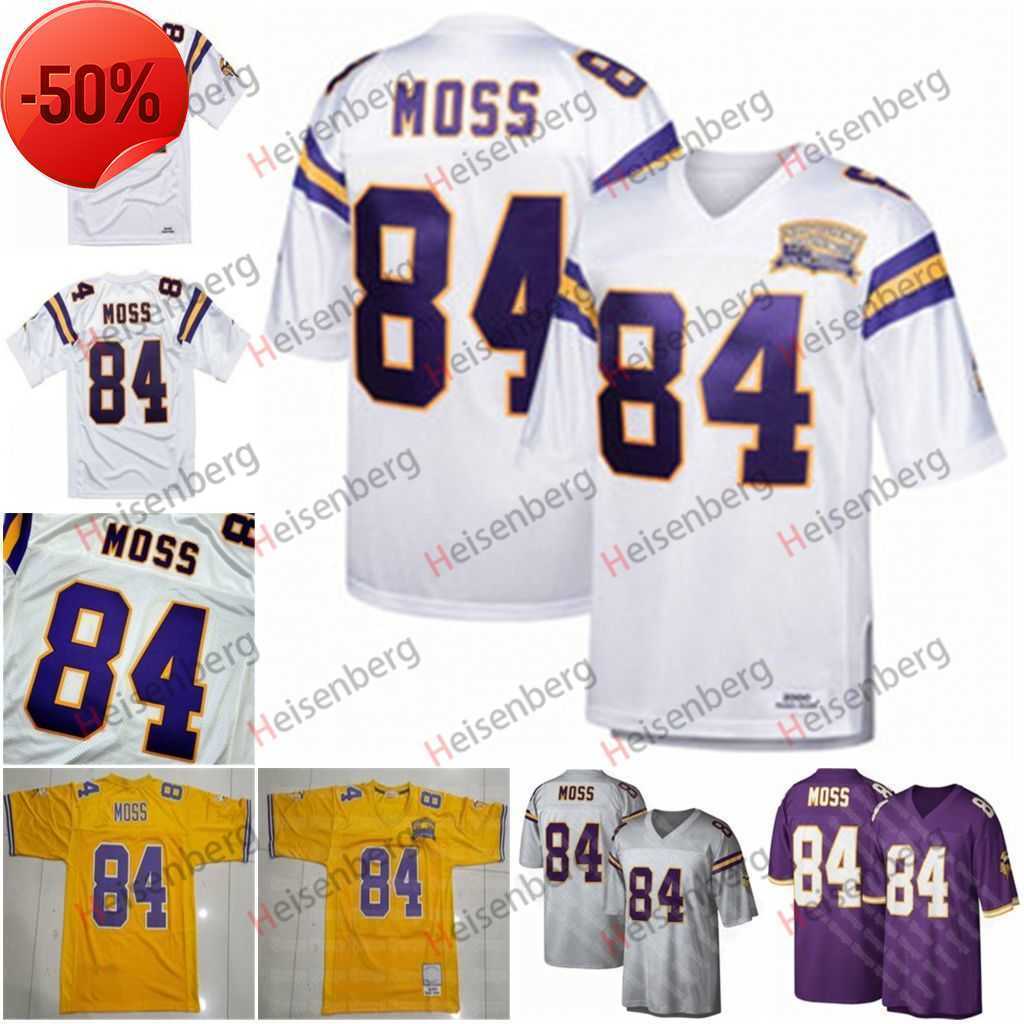 Vintage Moss Randy Jersey 84 Mitchell Ness 2000 Football Jerseys Men Youth women size S-4XL Custom any name and number jersey, Yellow
Vintage Moss Randy Jersey 84 Mitchell Ness 2000 Football Jerseys Men Youth women size S-4XL Custom any name and number jersey, Yellow