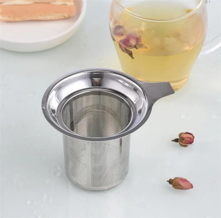 Mesh Infuser New Reusable Strainer Stainless Steel Teapot Loose Tea Leaf Spice Filter Items For Coffee Kitchen Tool DHL G0526 4.23 0718