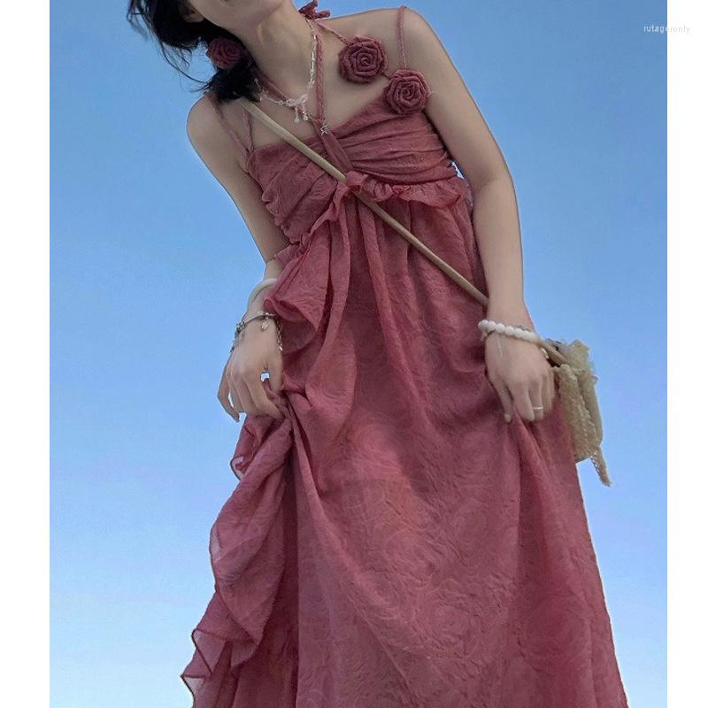 Stage Wear May Day Travel "Rose Summer" Irregular Holiday Style Design Sense Rose Suspended Dress Girl, Backless version
Stage Wear May Day Travel "Rose Summer" Irregular Holiday Style Design Sense Rose Suspended Dress Girl, Backless version