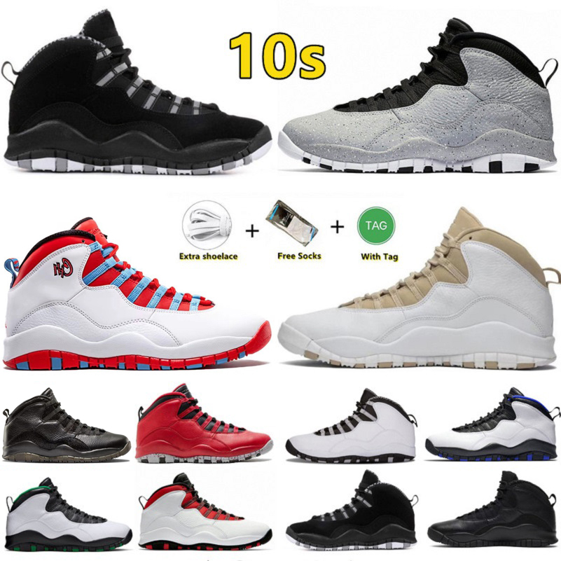 Jumpman 10 10s Mens Basketball Shoes Chicago Black White Cement linen Orlando Seattle Steel Grey Westbrook Drake Huarache Light Men Trainers Sports Sneakers 40-46, Color#1
Jumpman 10 10s Mens Basketball Shoes Chicago Black White Cement linen Orlando Seattle Steel Grey Westbrook Drake Huarache Light Men Trainers Sports Sneakers 40-46, Color#1