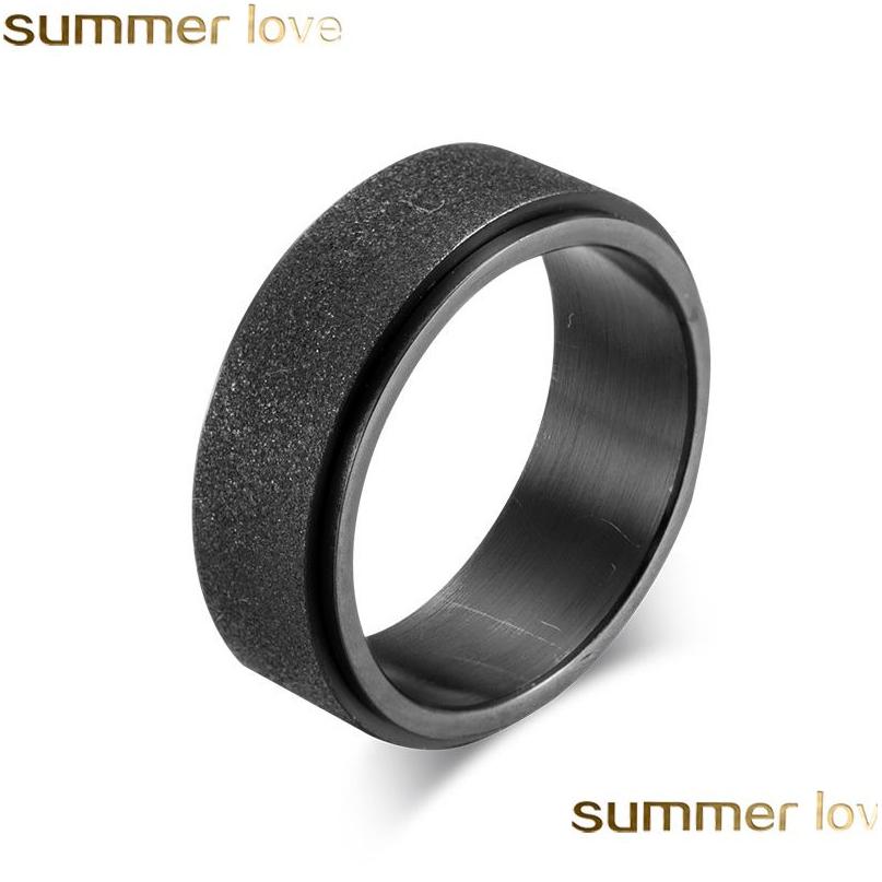 Band Rings 8Mm Sandblast For Men Women Stainless Steel Black Blue Gold Engagement Promise Ring Fashion Jewelry Accessories B Dhayd
Band Rings 8Mm Sandblast For Men Women Stainless Steel Black Blue Gold Engagement Promise Ring Fashion Jewelry Accessories B Dhayd