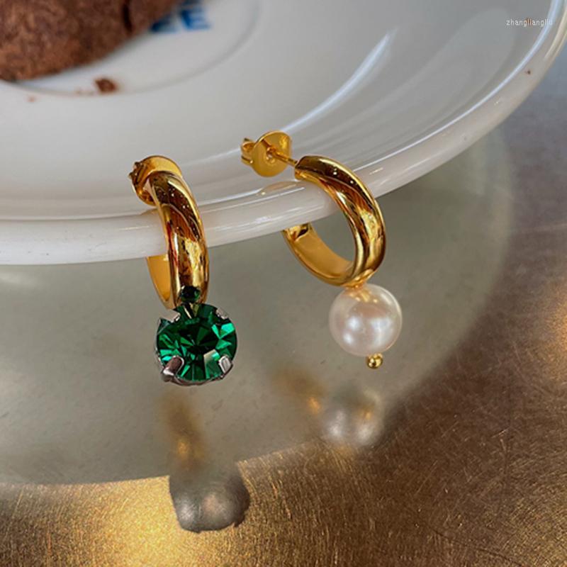 Dangle Earrings Uilz Fashion Gold Plated Earring Pearl Pendants Women's Trend Simple Shiny Zirconia Drop Party Jewelry
Dangle Earrings Uilz Fashion Gold Plated Earring Pearl Pendants Women's Trend Simple Shiny Zirconia Drop Party Jewelry