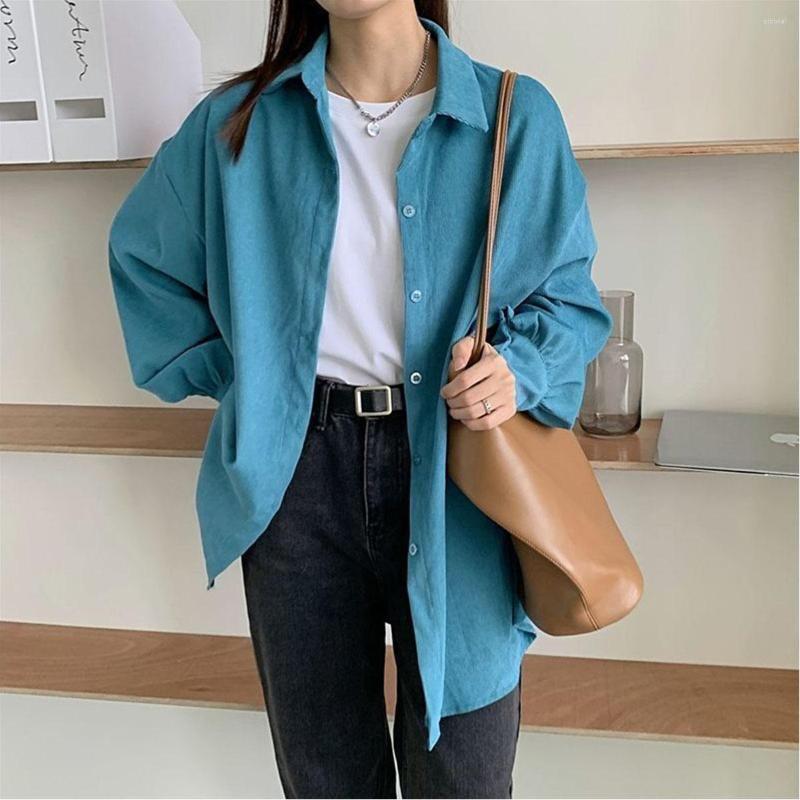 Women's Blouses TSACTE Spring Women'S Corduroy Long-Sleeved Loose Shirt The Sense Of Niche Retro Hong Kong Flavor Tops Long Sleeve, White
Women's Blouses TSACTE Spring Women'S Corduroy Long-Sleeved Loose Shirt The Sense Of Niche Retro Hong Kong Flavor Tops Long Sleeve, White