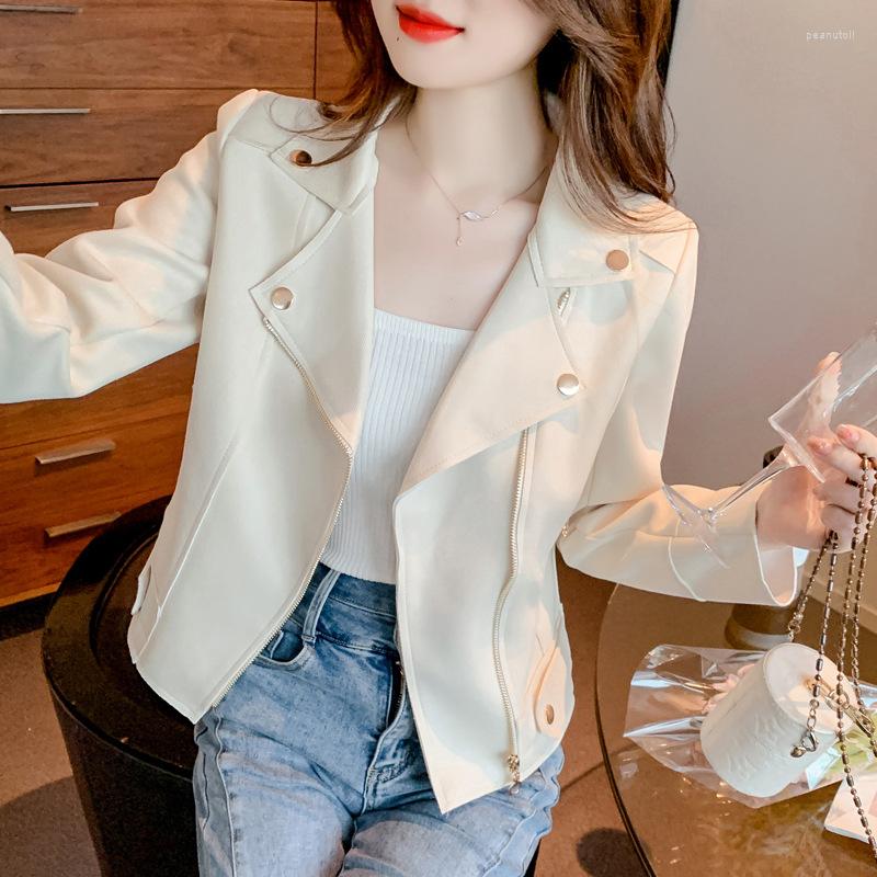 Women' Jackets Women' 2023 Temperament Versatile Casual Motorcycle Jacket Short Zipper Turn Collar Coat, Ivory
Women' Jackets Women' 2023 Temperament Versatile Casual Motorcycle Jacket Short Zipper Turn Collar Coat, Ivory