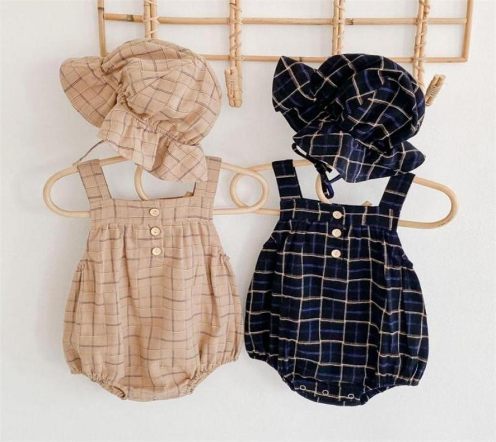 Infant Baby Girls Boys Bodysuits Plaid Print Sleeveless Autumn Casual Toddler Jumpsuits With Hat Kids Overalls Outfits 2012161110864, Blue
Infant Baby Girls Boys Bodysuits Plaid Print Sleeveless Autumn Casual Toddler Jumpsuits With Hat Kids Overalls Outfits 2012161110864, Blue