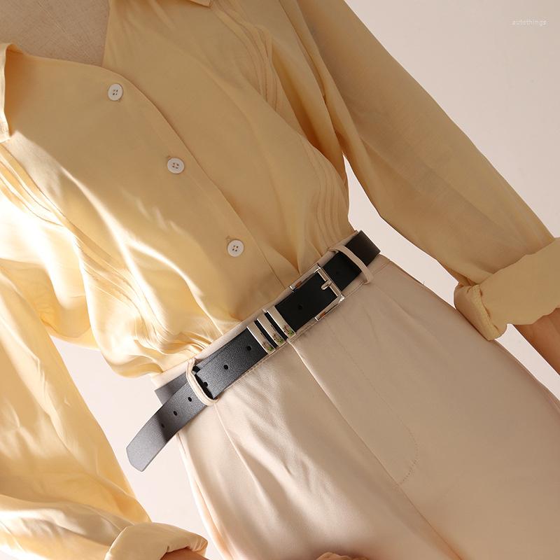 Belts Women Belt Fashion Trend Explosive Ladies Versatile Square Pinhole Jeans Pants Female Solid Color Classic 2023, White
Belts Women Belt Fashion Trend Explosive Ladies Versatile Square Pinhole Jeans Pants Female Solid Color Classic 2023, White