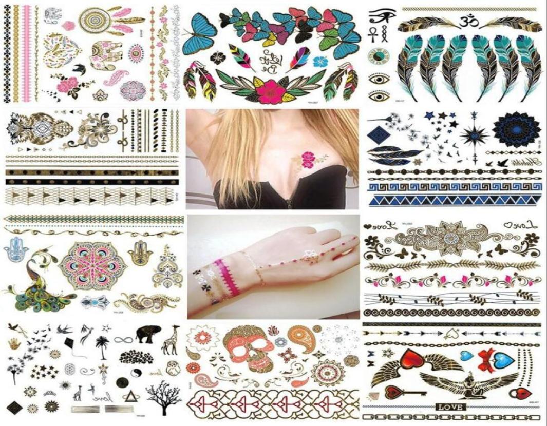 Bronzing silver tattoo stickers metal tattoo stickers water transfer paper temporary tattoo 1120 styles 5152270
Bronzing silver tattoo stickers metal tattoo stickers water transfer paper temporary tattoo 1120 styles 5152270