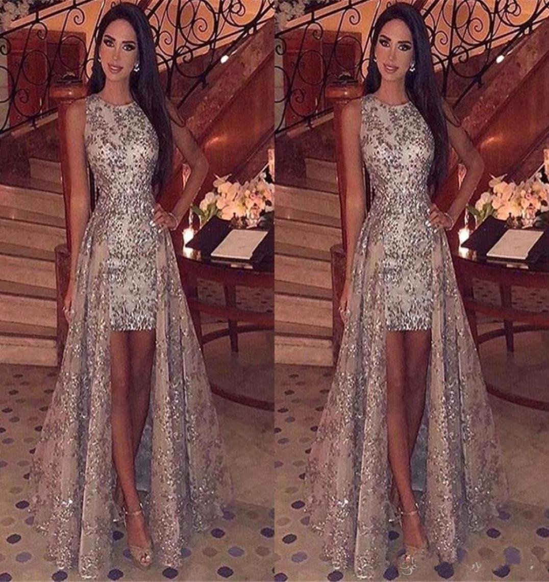 Sparkly Sequins Sheath Short Prom Dresses 2019 Jewel Neck Sleeveless Formal Party Evening Gowns With Detachable Overskirts PD882018346, Light yellow
Sparkly Sequins Sheath Short Prom Dresses 2019 Jewel Neck Sleeveless Formal Party Evening Gowns With Detachable Overskirts PD882018346, Light yellow