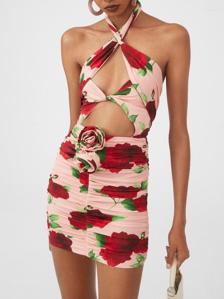Casual Dresses Women Summer Dress 2023 Sexy Halter Cut Out Beach Style Floral Mini Designer Celebrity Party, Mixed color
Casual Dresses Women Summer Dress 2023 Sexy Halter Cut Out Beach Style Floral Mini Designer Celebrity Party, Mixed color