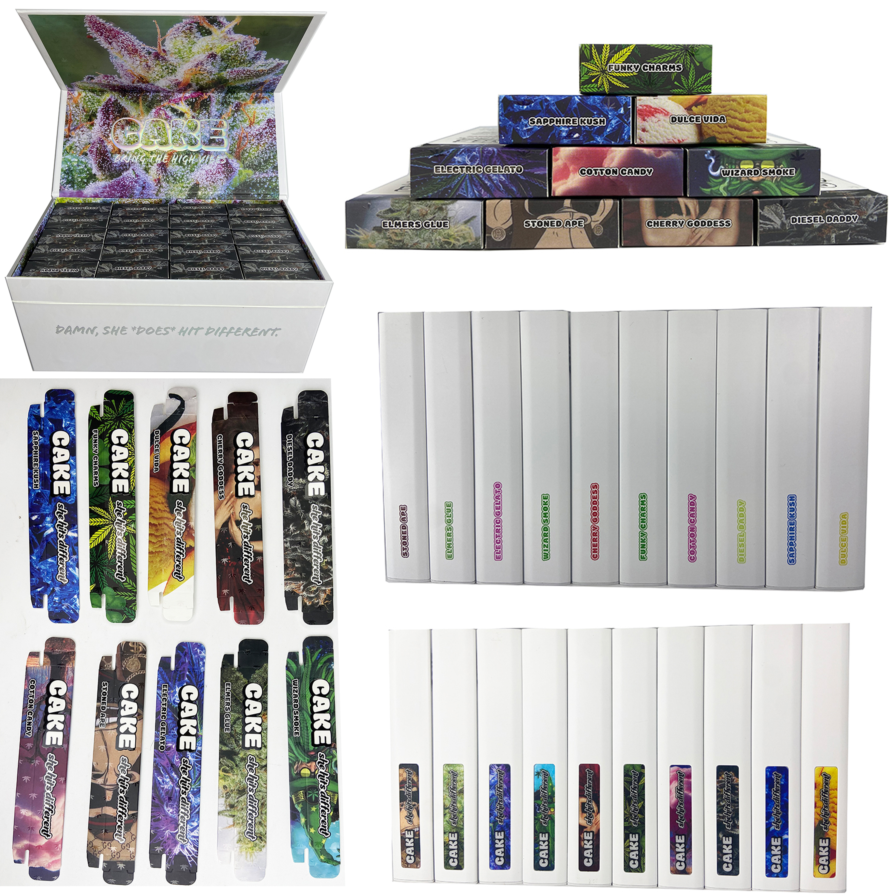 New Popular Gen6 Cake Disposable Vape Pen Rechargeable Battery 1ml Empty Vapes Cartridges Empty Oil Carts 5000+ Disposable E-cigarettes
New Popular Gen6 Cake Disposable Vape Pen Rechargeable Battery 1ml Empty Vapes Cartridges Empty Oil Carts 5000+ Disposable E-cigarettes