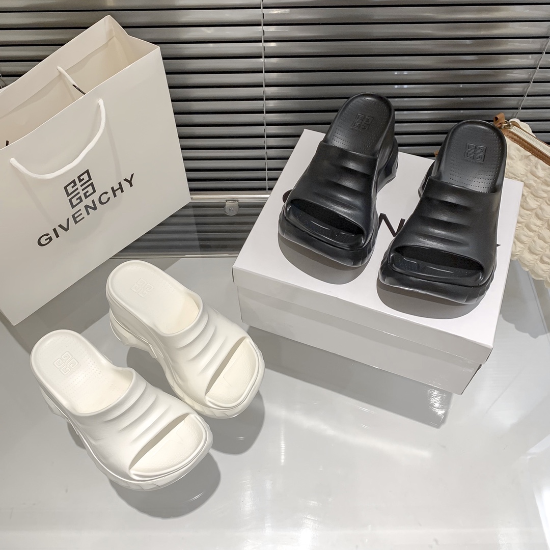 Dupe Givenchy Slippers Fashion Designer Sandals Women's platform Sandals Two Colors, Black 
Dupe Givenchy Slippers Fashion Designer Sandals Women's platform Sandals Two Colors, Black