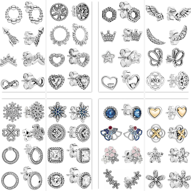2022 Fashion 100% 925 Sterling Silver Earrings Daisy Flowers Snowflake Feather Big Zircon Stud Earrings Women Fine Jewelry Gifts
2022 Fashion 100% 925 Sterling Silver Earrings Daisy Flowers Snowflake Feather Big Zircon Stud Earrings Women Fine Jewelry Gifts