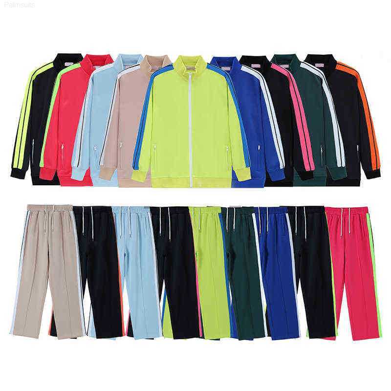 Mens womens Designer Palm angel Tracksuits sportswear Sweatshirt suit jacket white color stripe side ribbon retro casual
Mens womens Designer Palm angel Tracksuits sportswear Sweatshirt suit jacket white color stripe side ribbon retro casual