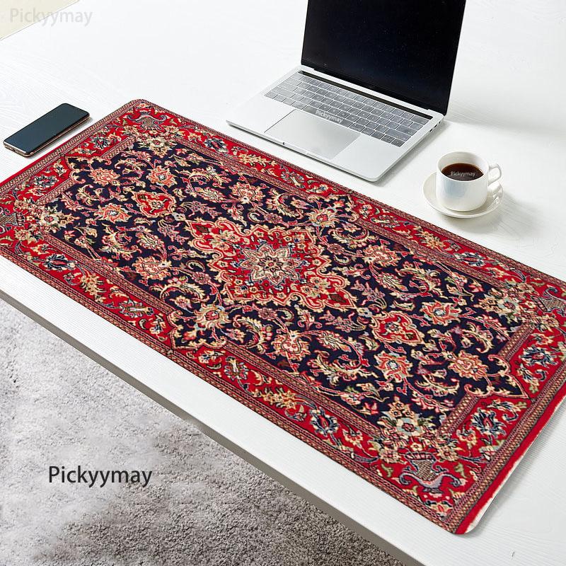 Rests Persian Carpet Pattern Mouse Pad Ethnic Style Company Mousepad Pc Keyboard Gaming Accessories Office Desk Mat Locking Edge Rugs
Rests Persian Carpet Pattern Mouse Pad Ethnic Style Company Mousepad Pc Keyboard Gaming Accessories Office Desk Mat Locking Edge Rugs