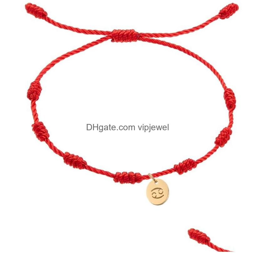 Chain Link Bracelets Zodiac Constellation String For Women Men Coin 7 Knots Red Rope Bracelet Lucky Amet Birthday Gift Teen Jewelry Dhuql
Chain Link Bracelets Zodiac Constellation String For Women Men Coin 7 Knots Red Rope Bracelet Lucky Amet Birthday Gift Teen Jewelry Dhuql