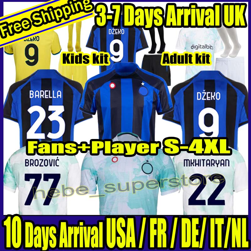 S-4XL 2022 2023 LUKAKU soccer jerseys BARELLA INTERS DZEKO MILANS LAUTARO VIDAL J. CORREA 22 23 football shirt CALHANOGLU GAGLIARDINI Men kit Yellow 3rd equpment 86549, Third
S-4XL 2022 2023 LUKAKU soccer jerseys BARELLA INTERS DZEKO MILANS LAUTARO VIDAL J. CORREA 22 23 football shirt CALHANOGLU GAGLIARDINI Men kit Yellow 3rd equpment 86549, Third