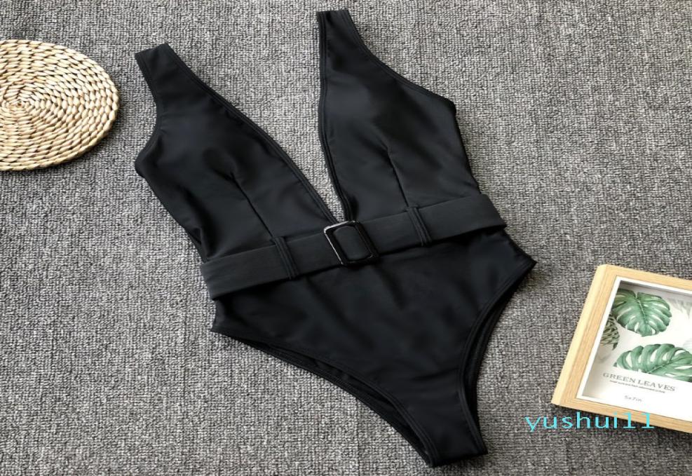 WholeSolid Biquini 2019 Sexy Pure Deep V Backless Swimwear Maillot De Bain Femme With Belt Body Swimming Suit For Women Bathi3130030
WholeSolid Biquini 2019 Sexy Pure Deep V Backless Swimwear Maillot De Bain Femme With Belt Body Swimming Suit For Women Bathi3130030