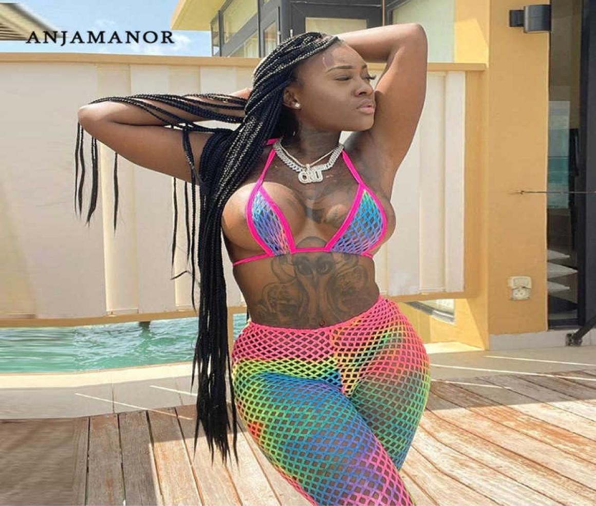 ANJAMANOR Sexy Tie Dye Fishnet Hollow Out Two Piece Set Bikini Top Pants Women 2021 Summer Beach Vacation Outfits D87CZ18 Y06255565034, Khaki
ANJAMANOR Sexy Tie Dye Fishnet Hollow Out Two Piece Set Bikini Top Pants Women 2021 Summer Beach Vacation Outfits D87CZ18 Y06255565034, Khaki