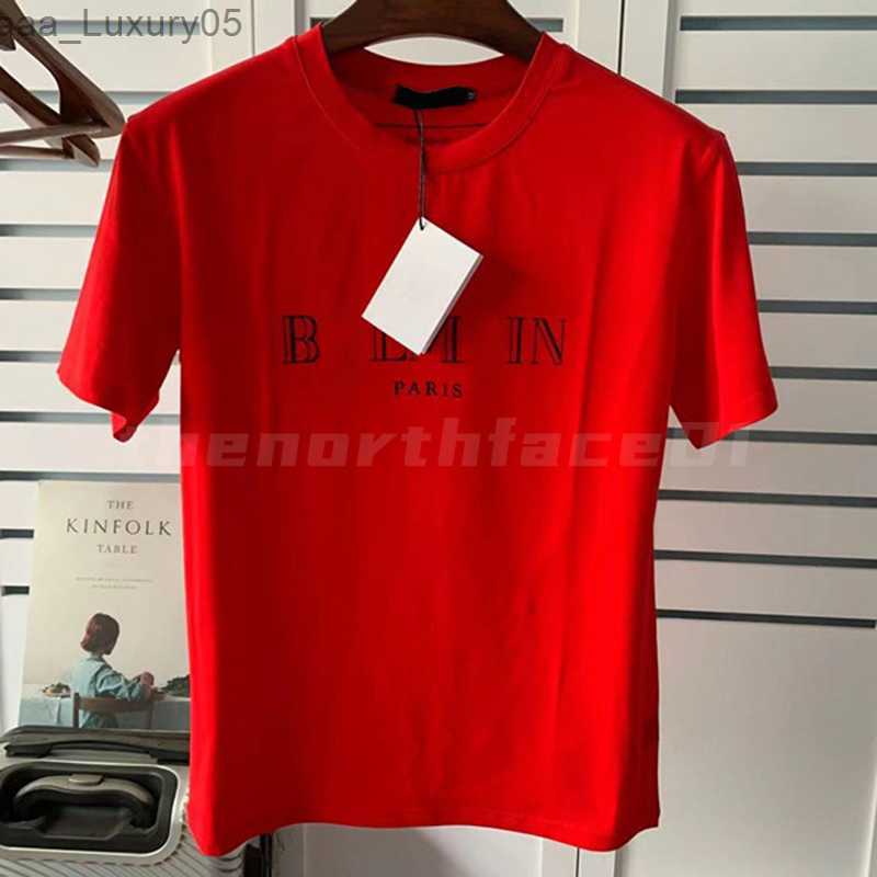 Luxury Mens Designer T Shirt Black Red Letter printed¡bAlMaIn¡shirts Short Sleeve Fashion Brand Designer Top Tees Asian Size S-XXL, Red+black
Luxury Mens Designer T Shirt Black Red Letter printed¡bAlMaIn¡shirts Short Sleeve Fashion Brand Designer Top Tees Asian Size S-XXL, Red+black