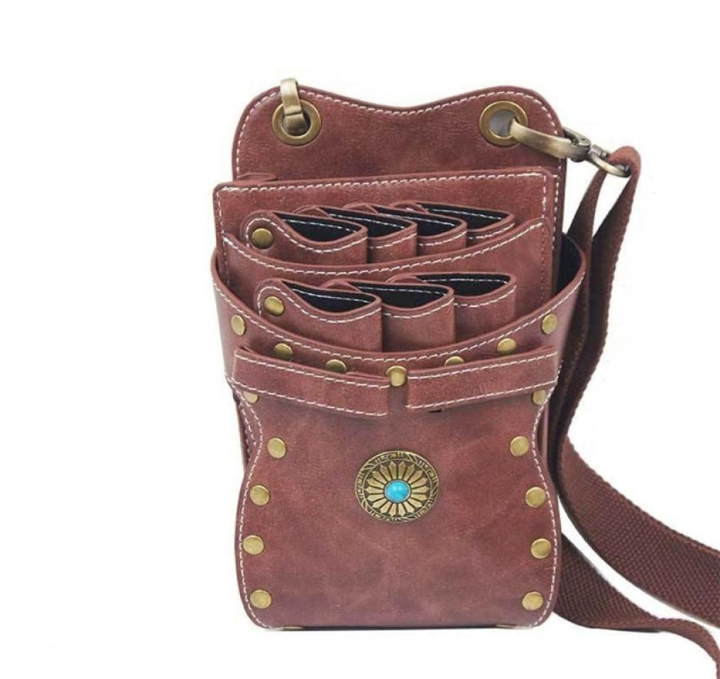 Barber Shears Holster Scissors Holder Pouch PU Leather Hairdressing Tool Case Bag 2208154488567, Brown
Barber Shears Holster Scissors Holder Pouch PU Leather Hairdressing Tool Case Bag 2208154488567, Brown