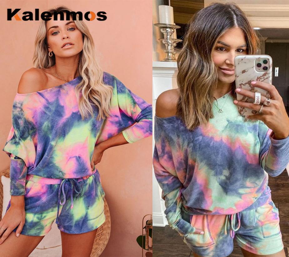 KALENMOS 2 Piece Sets Women Tie Dye Gradient Homewear Casual Tshirt Biker Shorts Sports Tracksuits Sleepwear Pajamas Lounge Wear 21734630, Gray
KALENMOS 2 Piece Sets Women Tie Dye Gradient Homewear Casual Tshirt Biker Shorts Sports Tracksuits Sleepwear Pajamas Lounge Wear 21734630, Gray