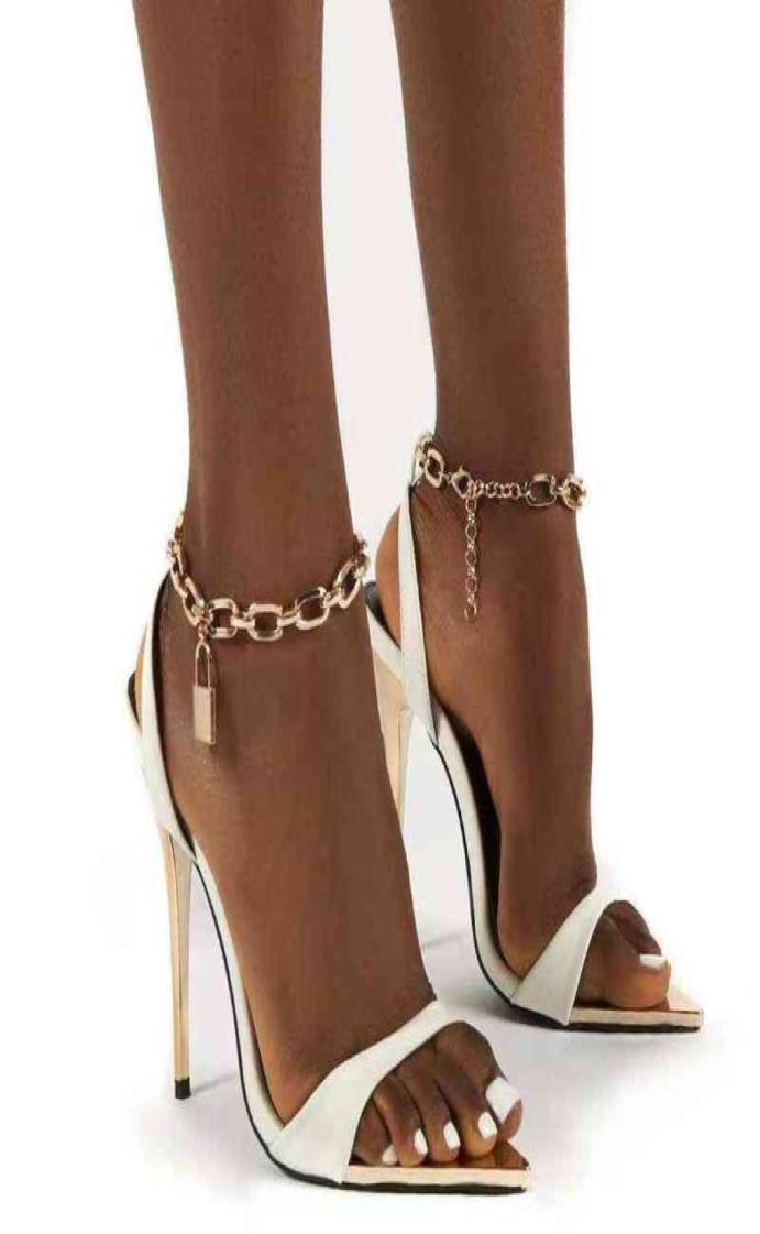 2022 summer new large Roman style chain pointed ultrahigh thin heels sandals women039s shoes4614782, Black
2022 summer new large Roman style chain pointed ultrahigh thin heels sandals women039s shoes4614782, Black