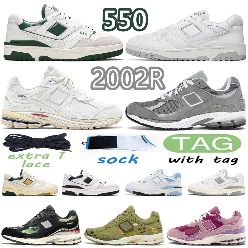 New 550 running shoes 2002r Protection Pack men women White Natural Green Grey Panda Rain Cloud Sea Salt Black Rich Paul bb 550s mens sports trainers sneakers, Color #31
New 550 running shoes 2002r Protection Pack men women White Natural Green Grey Panda Rain Cloud Sea Salt Black Rich Paul bb 550s mens sports trainers sneakers, Color #31