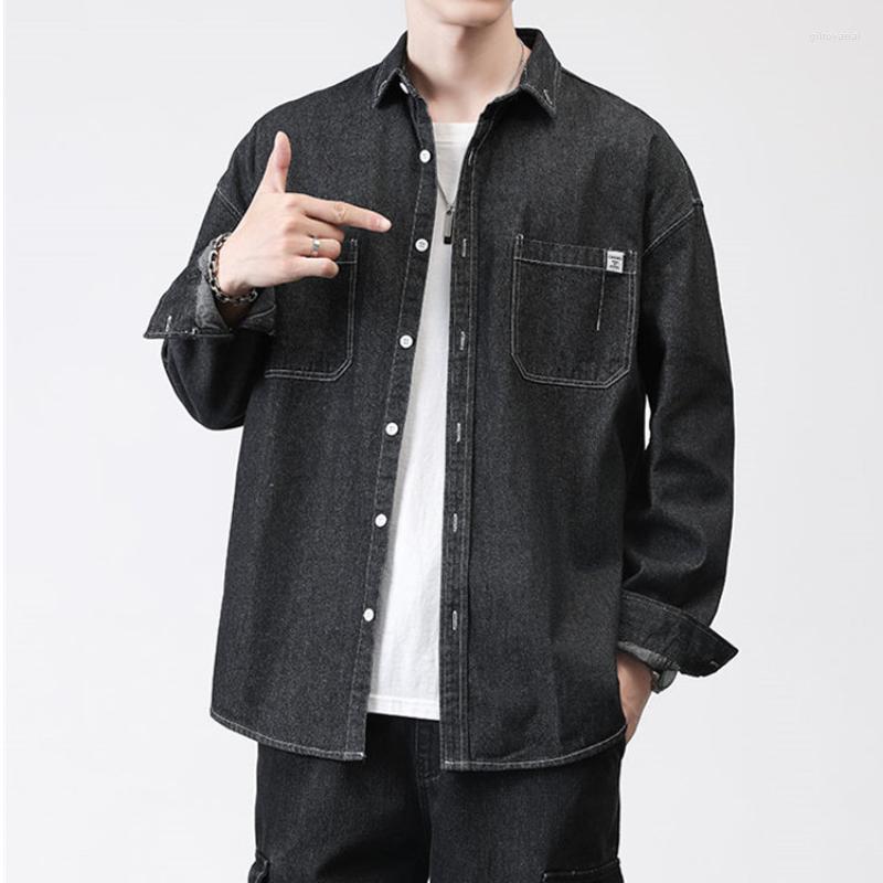Men's Jackets Man Denim Windbreaker Jacket Men Spring Autumn Casual Trench Coat Korean Fashion Solid Loose Male Trendy Outerwear Plus Size, Black
Men's Jackets Man Denim Windbreaker Jacket Men Spring Autumn Casual Trench Coat Korean Fashion Solid Loose Male Trendy Outerwear Plus Size, Black