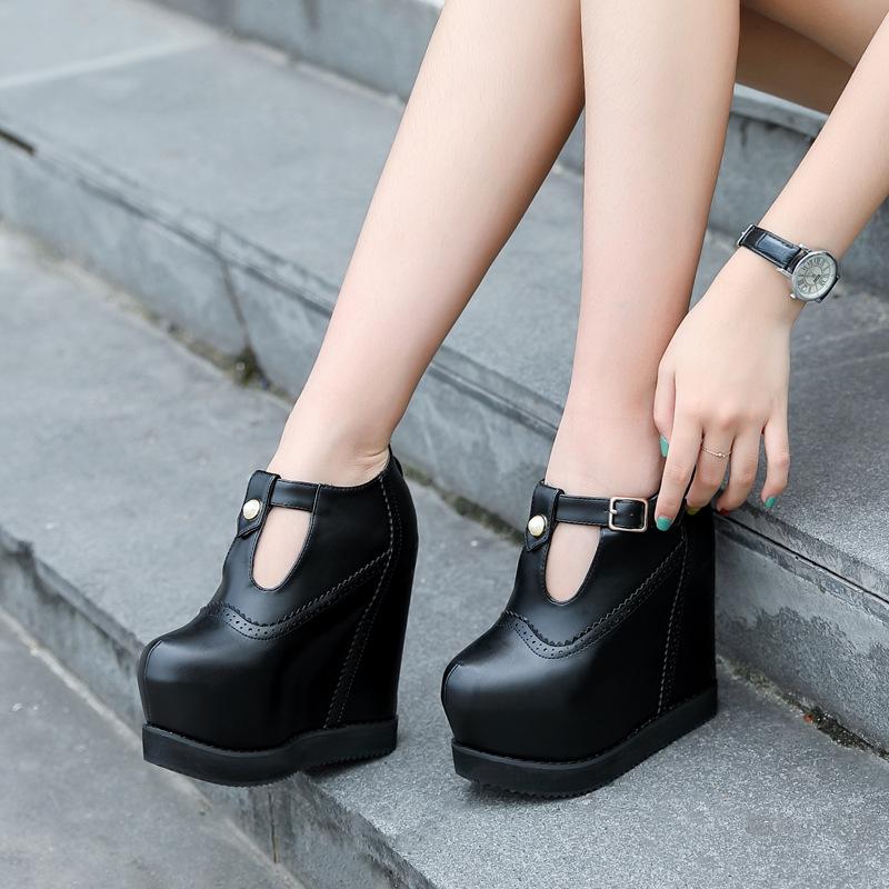 Boots Model Catwalk 15 Cm Super High Heel Short European And American Sexy Heels Wedges Within Increased Womens Ankle, Black plus velvet
Boots Model Catwalk 15 Cm Super High Heel Short European And American Sexy Heels Wedges Within Increased Womens Ankle, Black plus velvet