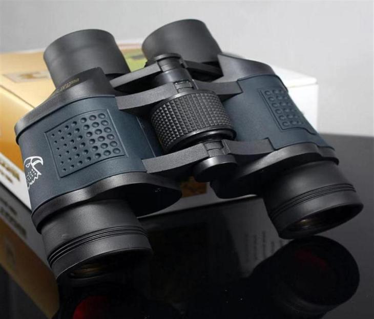 The latest models High magnification 60x60 waterproof telescope high power night vision hunting binoculars red film far mirror wit